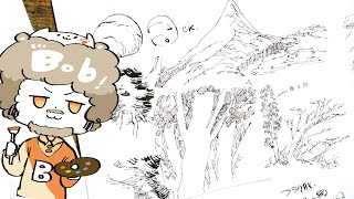 Bob!の知ったかぶりペン画教室2023/Bob's pen pen Lesson!