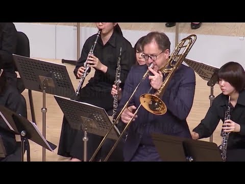 CONCERTO FOR TWO TROMBONES AND WINDBAND (INTERACTIVE VIDEO) - IAN BOUSFIELD & YU TAMAKI