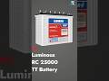 Luminous RC 25000 Inverter Battery Best Inverter Battery 2025 Shorts Home Battery Energy