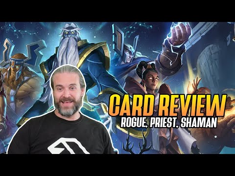 (Hearthstone) TITANS! Rogue, Priest, and Shaman Card Review