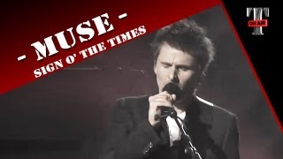 Muse - Sign O&#39; The Times (Live on TV show  TARATATA Oct. 2012)