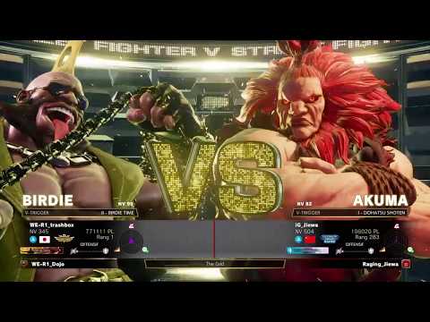 SFV AE : Trashbox (Birdie) vs Jiewa (Akuma)