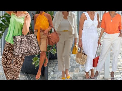 ATUENDOS Y COMBINACIONES DE ROPA PARA MUJERES DE MAS DE 50 QUE LES GUSTE VESTIR MODERNAS Y ATUALES