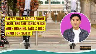 Gotrax Electric Scooter, 10 Pneumatic Tire, Max 20/38 Mile,