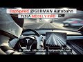 GERMAN AUTOBAHN TOP SPEED Tesla Model Y SR RWD 22x Kph 13x Mph
