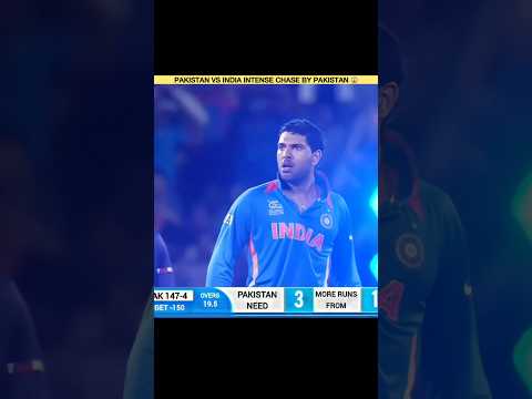 Pakistan vs India intense Chase Match 😱😱 #cricket #viralvideos #fypシ゚ #pakistan #india #cricket