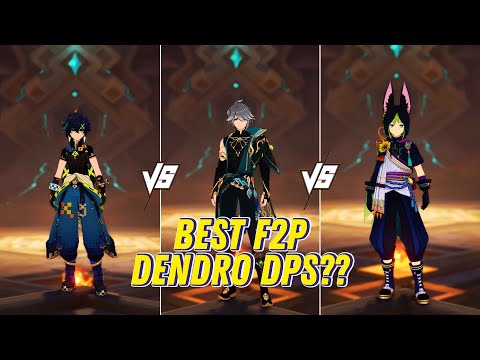 F2P: Kinich vs Alhaitham vs Tighnari | BEST DENDRO DPS?? - Genshin Impact