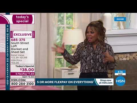 HSN | Bed & Bath Essentials featuring South Street Loft 02.14.2020 - 02 AM