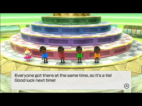 Wii Party U - Battle of the Minigames - 30 Ties in a Row!