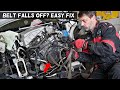 TOP 5 REASONS SERPENTINE BELT FALLS OFF, COMES OFF ON A CAR