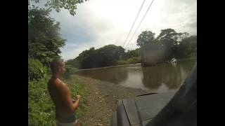 preview picture of video '3 River Crossings Enroute from Santa Teresa to Samara.....'
