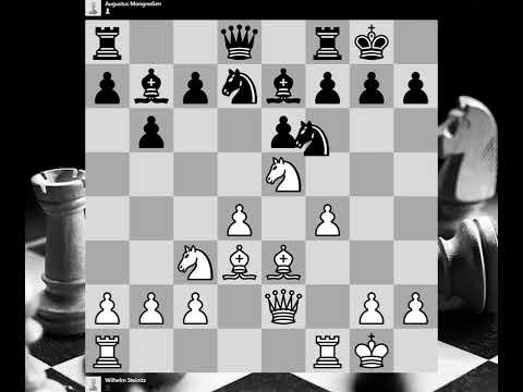 Wilhelm Steinitz vs Augustus Mongredien, B.C.A. Grand Tourney, London ENG, 07.1862