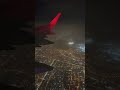 Beautiful City View At Night From Wizzair Airplane Window