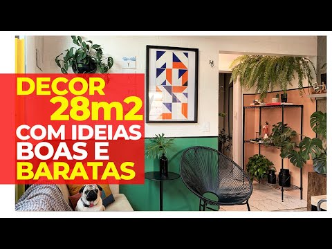 GENIUS DECOR AT LOW COST - ONLY 28M2 WITH GOOD IDEAS, CHEAP SOLUTIONS AND INCREDIBLE RESULTS