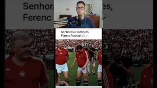 SENHORAS E SENHORES ESSE FOI O LENDÁRIO PUSKÁS (REACT) #shorts #puskas #futebol
