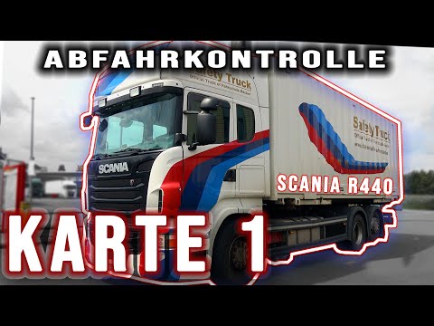 Map 1 Departure control on the SCANIA R440