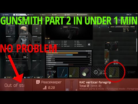 Gunsmith Part 2 IN UNDER 1 MIN | Patch 0.14 Guide | Escape From Tarkov