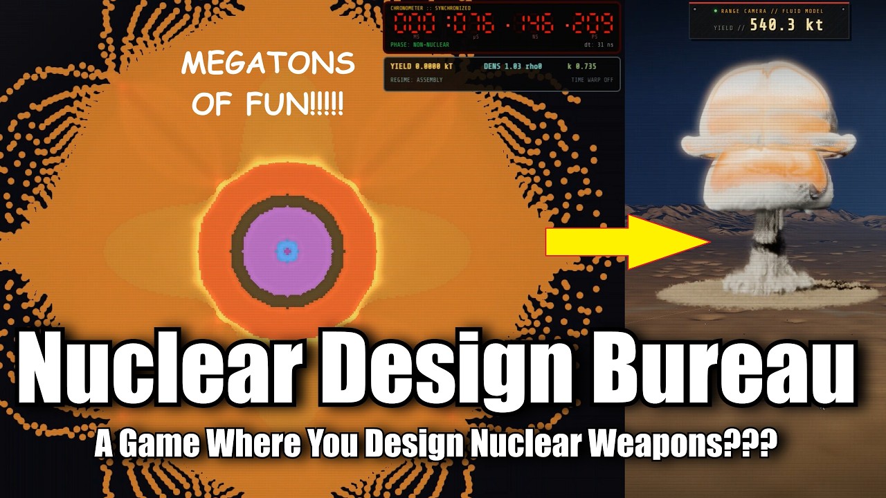 Nuclear Design Bureau - A Game Where You Design Nuclear Weapons