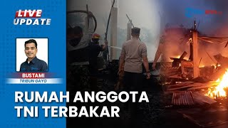 Si Jago Merah Melahap Rumah Anggota TNI di Bener Meriah, Serda Indra Riadi Rugi Miliaran Rupiah