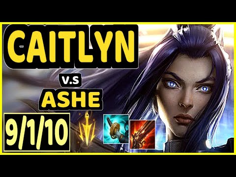 SARKIS (CAITLYN) vs ASHE - 9/1/10 KDA BOTTOM ADC GAMEPLAY - BR Ranked GRANDMASTER