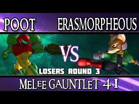 Melee Gauntlet 41 - Poot (Samus) vs Erasmorpheous (Fox)
