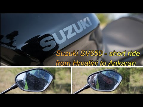 Suzuki SV650 - short ride from Hrvatini to Ankaran/RRR - Refuel Ride Race