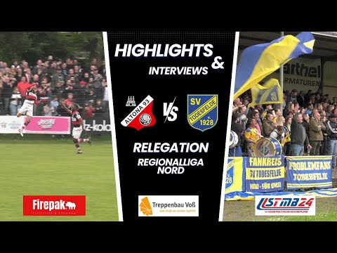 Altona 93 - SV Todesfelde Relegation Regionalliga Nord