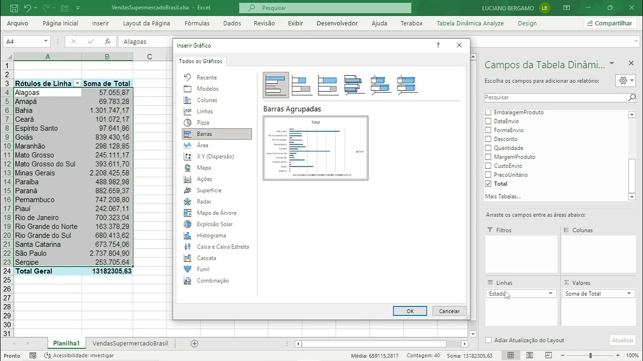 Aula DashBoard Excel