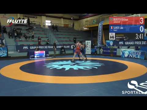 1/4 final GR - 97 kg: Orxan Nuriyev (AZE) - Samen Loik (FRA)