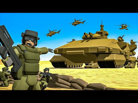 Biggest LAND BATTLESHIP EVER SEEN in Ravenfield