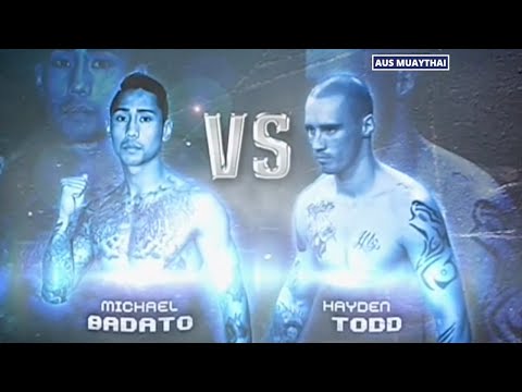 Michael Badato Vs Hayden Todd - Caged Muay Thai 2