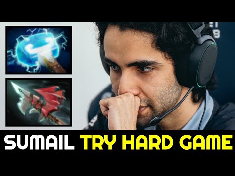 SUMAIL Nature's Prophet Try Hard Game vs 1200 XPM Ursa Dota 2