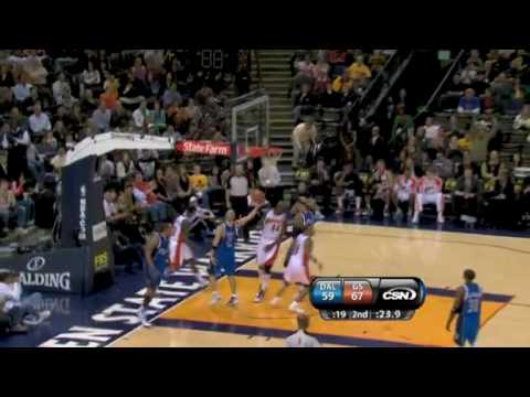 Anthony Morrow Drives bouncing behind the back and lay up vs Dallas Mavericks