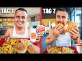 1 WOCHE Nur BURGER KING ESSEN I Selbstexperiment