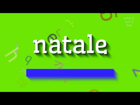 How to say "natale"! (High Quality Voices)