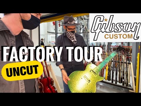 Gibson CUSTOM SHOP Factory Tour UNCUT
