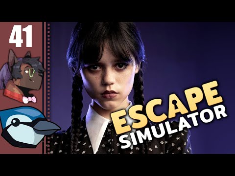 Let's Play Escape Simulator Co-op Part 41 - The Addams Family