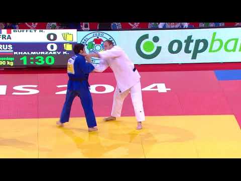 GS PARIS 2014 90 SM BUFFET Romain FRA KHALMURZAEV Khusen RUS1