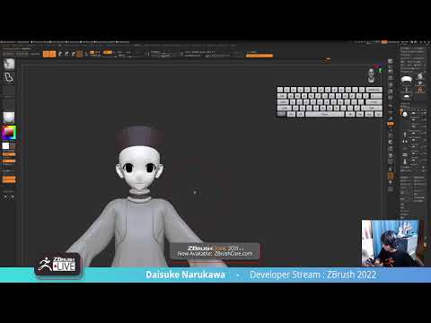 [JA & EN] LIVE Look Into ZBrush 2022! - 1からアンティークな椅子と司祭を作ろう - Daisuke Narukawa