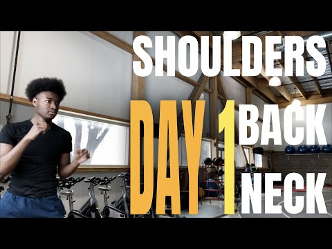 Back, Shoulders Neck / Spring Bulk Day 1 (Part 1)