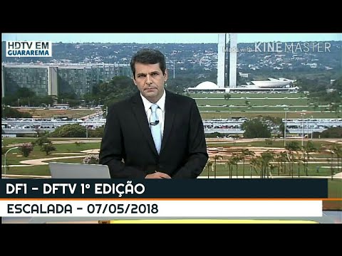 Escalada do "DF1" DFTV 1° Edição/Globo Brasília (07/05/2018)