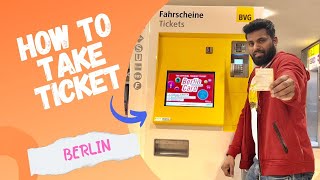How to take public transport ticket in Berlin - A Complete Guide #berlin #germany #ticket #bvg #vbb