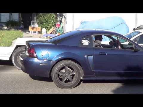 Pypes X-pipe w/ Pypes M80 mufflers V6 Mustang