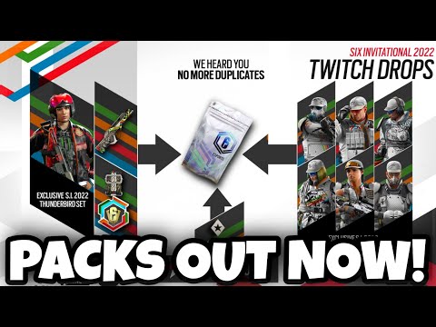 NEW Esports Packs Out Now! Rainbow Six Siege Invitational Twitch Drops