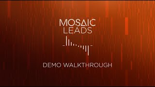 Video thumbnail for Mosaic Leads - Demo Walkthrough | Heavyocity by Heavyocity Media