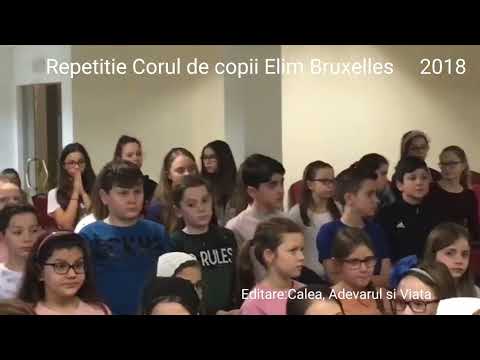 Repetitie corul de copii Elim Bruxelles 2018