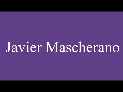 Como Pronunciar ''Javier Mascherano'' Correctamente en Español