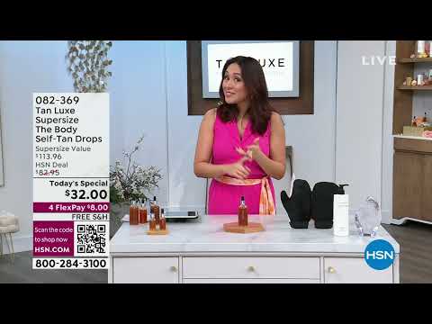 Tan Luxe Supersize The Body Light/Medium Illuminating Se...