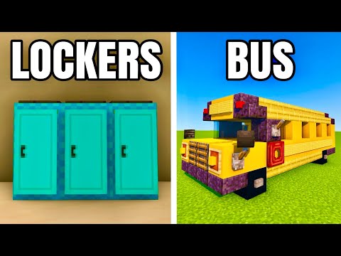 HOW TO BUILD A SCHOOL in Minecraft