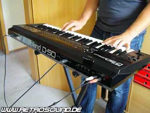 Roland D-50 Vintage Linear Synthesizer (1987) - sound demo - no D-05